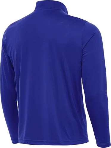 Vista 2 de Jersey con cremallera de un cuarto para hombre del Real Madrid Azul Oscuro (Dark Royal)