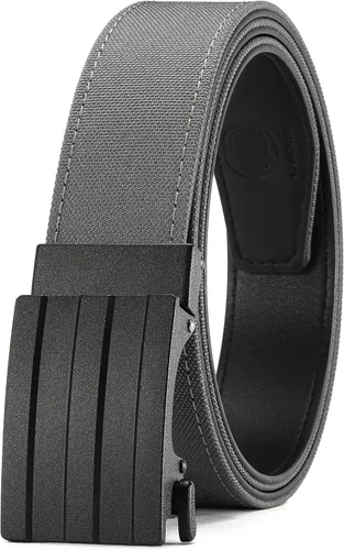 Vista 26 de CHAOREN Cinturón para hombre de cuero con trinquete - Ajuste personalizable, estilo sin esfuerzo (35 mm)