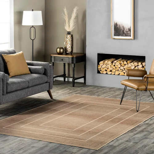 Vista 21 de nuLOOM Alfombra de Área Easy-Jute de 5' x 8', Lavable a Máquina, Antideslizante, para Sala de Estar, Dormitorio, Habitación de Niños, Guardería