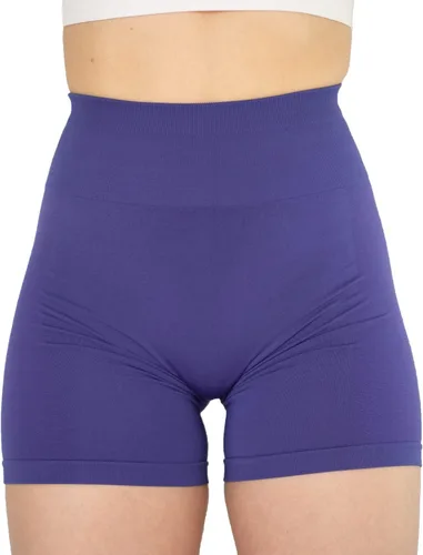 Vista 4 de Aurola Intensify - Pantalones cortos de entrenamiento para mujer, sin costuras, para gimnasio, yoga, correr, deporte, ejercicio activo, fitness