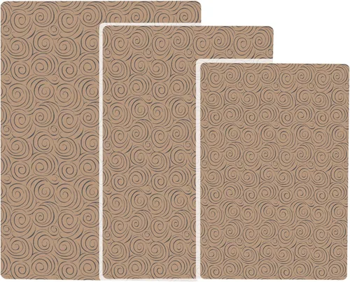 Vista 12 de Alfombra de baño de microfibra de 20 x 16 pulgadas, diseño de capuchino de color deslizante, 1 S