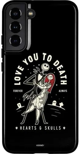 Vista 7 de Skinit Pro Phone Case Compatible with Galaxy S22 Plus - Officially Licensed Disney The Nightmare Before Christmas Jack on Spiral Hill Art Design