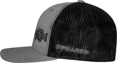 Vista 2 de Black Grouper Trucker Hat: Adjustable Snapback Pesca Submarina Pesca