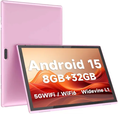 Vista 9 de ZZB Tablet PC de 10 pulgadas Android 15, tabletas Android de 10.1 pulgadas DDR4 8GB RAM 32GB ROM 2MP+8MP Cámara dual 5G WiFi-6 BT Soporte 1TB