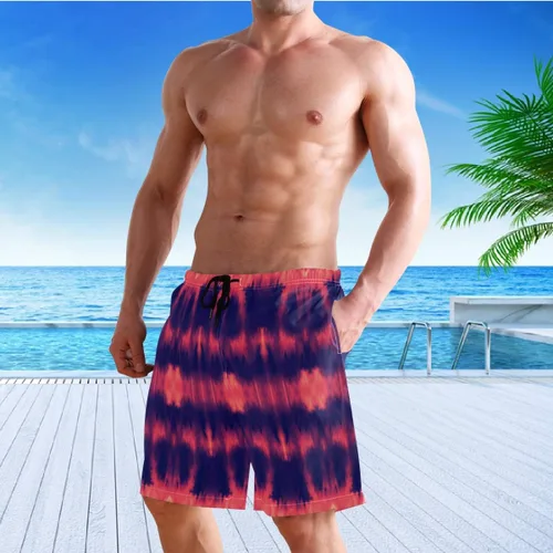 Vista 5 de visesunny Traje de baño para hombre con estilo de secado rápido, ropa de playa, pantalones cortos para natación, trajes de baño para fiestas