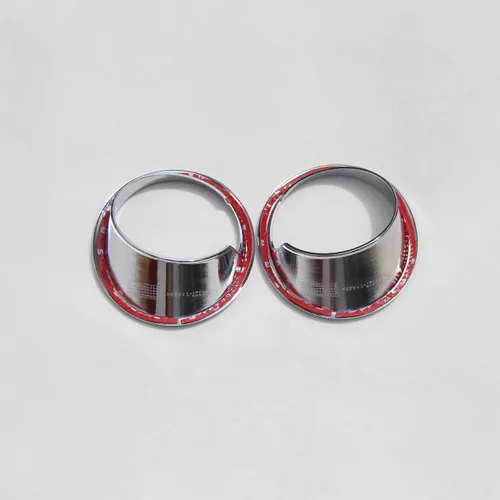 Vista 8 de 2 unids ABS cromo coche delantero niebla lámpara cubierta ajuste para BMW X5 F15 2014-2018 Accesorios