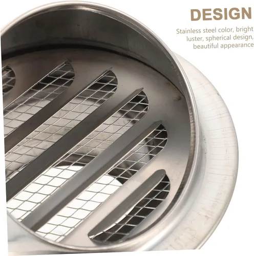 Vista 9 de KOMBIUDA Secador de parabrisas de escape Rejilla redonda de rejilla de ventilación Extractor de ventilación Cubierta de rejilla de ventilación