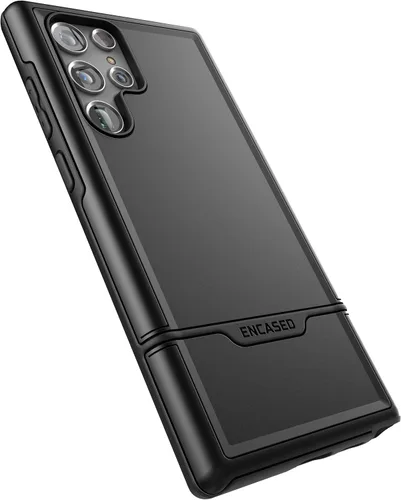 Vista 5 de ENCASED Funda protectora para Samsung Galaxy S22 Ultra - Cubierta de teléfono resistente (negro)