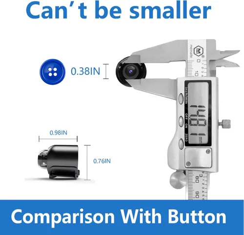 Vista 2 de Cámara inalámbrica WiFi más pequeña, cámara espía HD1080P, cámara inteligente para el hogar, cámara portátil para bebé, cámara para mascotas