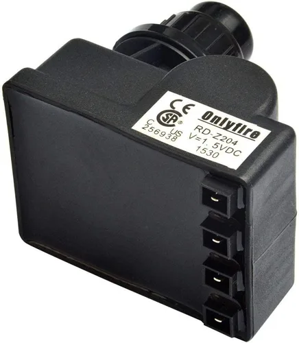 Vista 2 de onlyfire Kit de encendido electrónico de 4 chispas universal para la mayoría de parrillas, botón de presión, negro