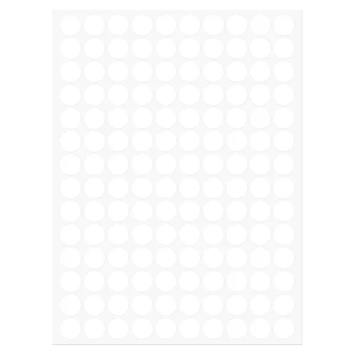 Vista 38 de uxcell 1 Hoja/140 Piezas de Pegatinas para Cubrir Agujeros de Tornillo, 12 mm de Diámetro, PVC Autoadhesivas, Tapas a Prueba de Polvo para Muebles
