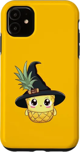 Vista 9 de Funda para iPhone 16 con diseño de piña para Halloween 2024