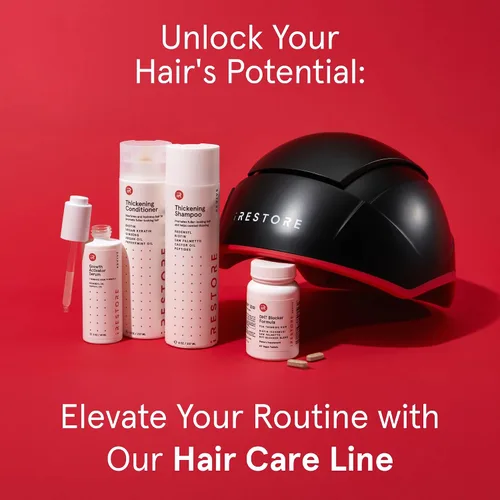 Vista 9 de iRestore Sistema de crecimiento del cabello con láser esencial: tratamientos de pérdida de cabello aprobados por la FDA para hombres y mujeres