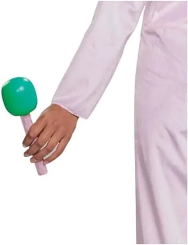 Vista 5 de Disfraz de Jigglypuff de Pokémon para niños, mono con capucha oficial de Pokémon con micrófono