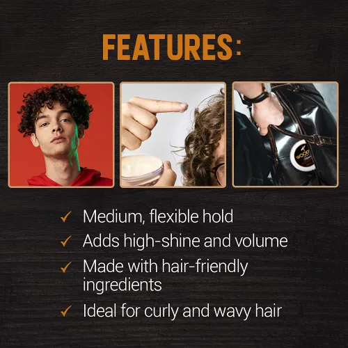 Vista 4 de Crema Woody estilo para hombres, styling Crema, 3.4 onza