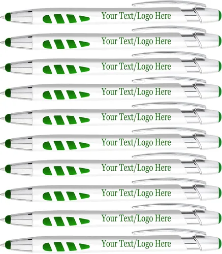 Vista 13 de Bolígrafos personalizados con tu logotipo o texto personalizado, paquete de 200 unidades a granel para negocios, fiestas y eventos, lápiz capacitivo