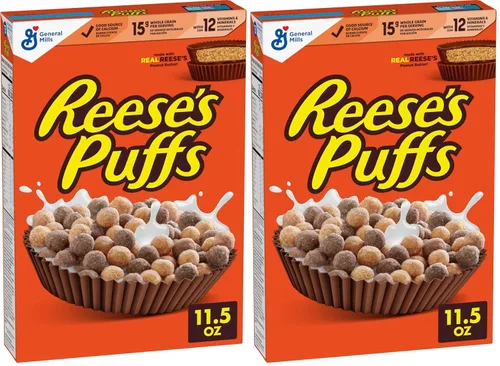 Vista 15 de Reese's, - Cereales de mantequilla de maní para el desayuno, 11.5 onzas