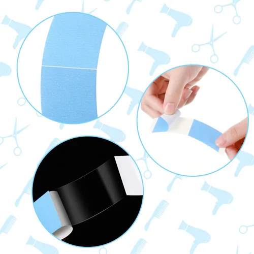 Vista 3 de 48 piezas de encaje frontal cinta de encaje frontal peluca cinta adhesiva de doble cara impermeable pelucas de encaje cinta en forma de C