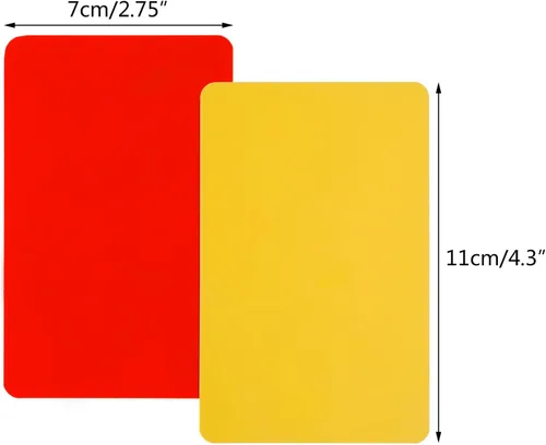 Vista 4 de Mudder Juego de tarjetas de árbitro deportivo Tarjeta roja amarilla y silbato de árbitro de metal, silbato de entrenador para fútbol y fútbol