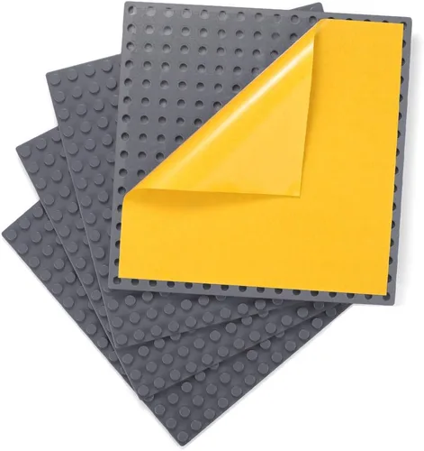 Vista 9 de MIMAX Placas base autoadhesivas compatibles con DUPLO, placa base para despegar y pegar para mesa de juego o pared de bricolaje, paquete de 4