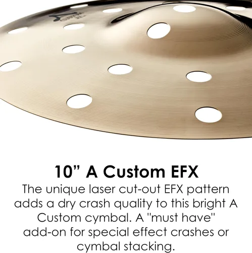 Vista 3 de Zildjian A Custom EFX Splash - 10 pulgadas