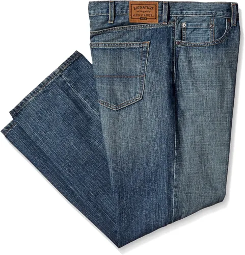 Vista 16 de Levi Strauss Signature Gold Pantalones de mezclilla Flex de ajuste relajado para hombre