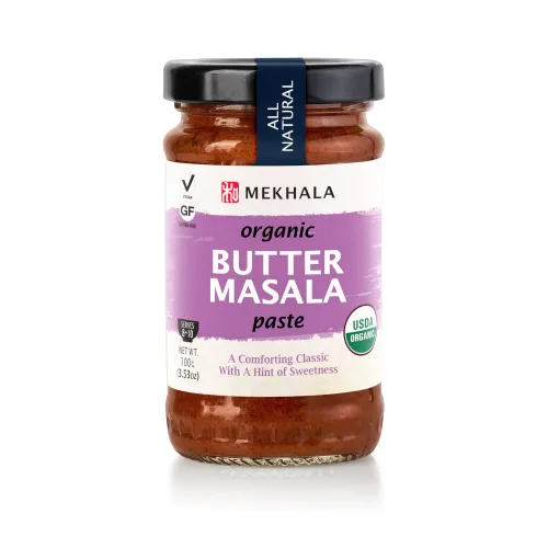Vista 5 de Mekhala Pasta de cocina india orgánica vegana sin gluten (paquete variado de 6) Mekhala Pasta de cocina india orgánica vegana sin gluten