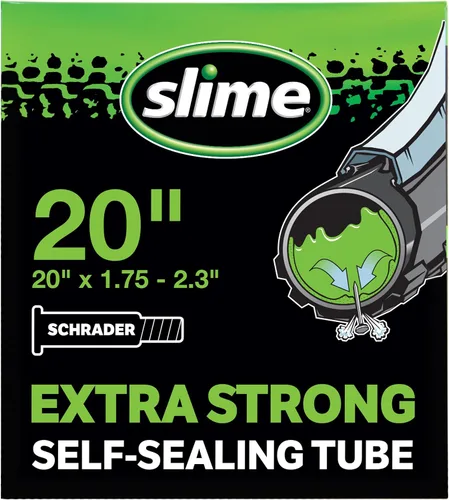Vista 10 de Slime 30051 Tubo interior de bicicleta con sellador de pinchazos Slime extra fuerte, autosellante, evita y repara, válvula Schrader, 16 pulgadas x
