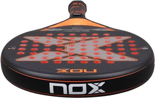 Vista 8 de NOX Raqueta de pádel Equation Hard 2026 Pala Padel de forma redonda Sistema antivibración AVS, tecnología exclusiva de giro y doble rugosidad