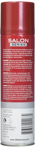 Vista 2 de VO5 Salon Series Perfect Hold Aerosol para el cabello, 9 onzas