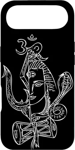 Vista 27 de Lord Shiva Hindu God Spiritual Yogi Inspirational Yoga Case for iPhone 17