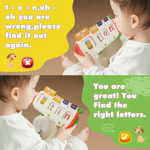 Vista 4 de Tarjetas didácticas parlantes del alfabeto y juegos de matemáticas para niños de 2 a 8 años, juguetes de terapia del habla, juguetes de aprendizaje