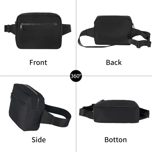 Vista 4 de Riñonera para mujer, negro (001black), Deportes