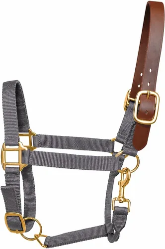 Vista 11 de SIE Cabestros de caballo de nylon Breakaway Negro