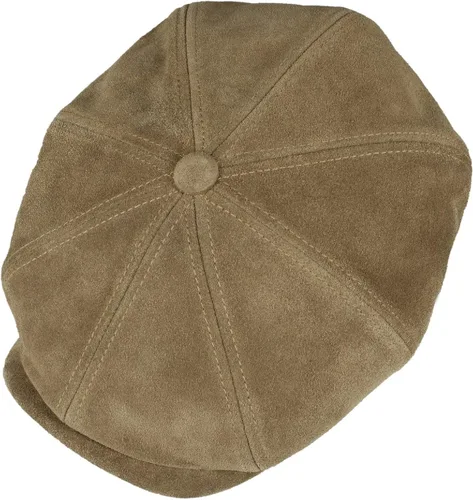 Vista 2 de Stetson Hatteras becerro cuero Flat Cap Hombres
