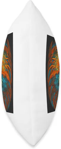 Vista 2 de Zenith Designs Phoenix with Red Eyes - Almohada de diseño único, 16 x 16 pulgadas, multicolor