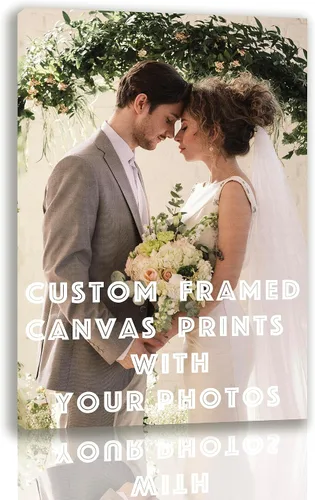 Vista 7 de Impresiones en lienzo personalizadas (lienzo enmarcado, 8 x 8 pulgadas), impresión de lienzo personalizada con tu foto, perfecto para decoración