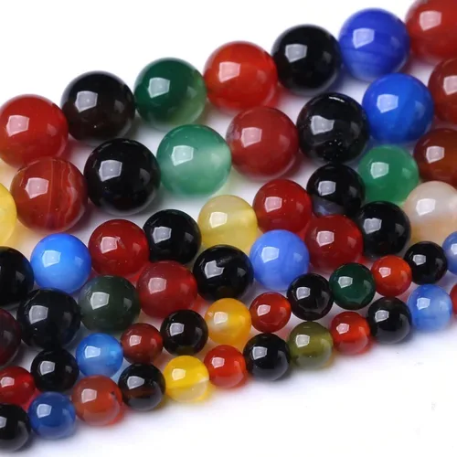 Vista 19 de 90 PIEZAS 4MM Cuentas de Piedra Sangrienta Africana Cuentas de Piedras Preciosas Naturales Redondas para Hacer Joyas DIY Piedra de Energía