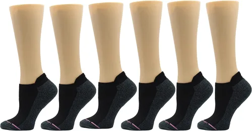 Vista 4 de Dr. Motion calcetines de compresión de corte bajo para mujer, 2 piezas