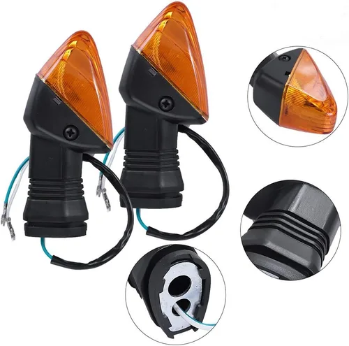 Vista 7 de Reemplazo de luces indicadoras de giro delanteras y traseras para motocicleta KAWASAKI ZX-6R ZX-6RR KLE500 KLE 650 KLR650 Z750S