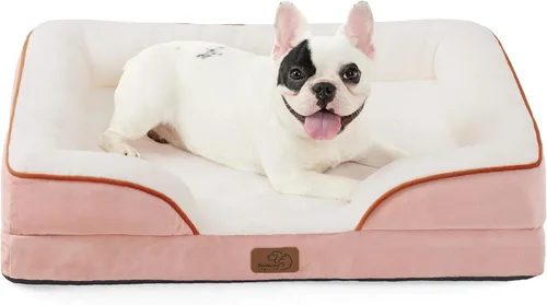 Vista 14 de Bedsure - Cama para gatos de interior, sofá cama lavable para perros muy pequeños, espuma de soporte con funda extraíble y lavable, forro Gris