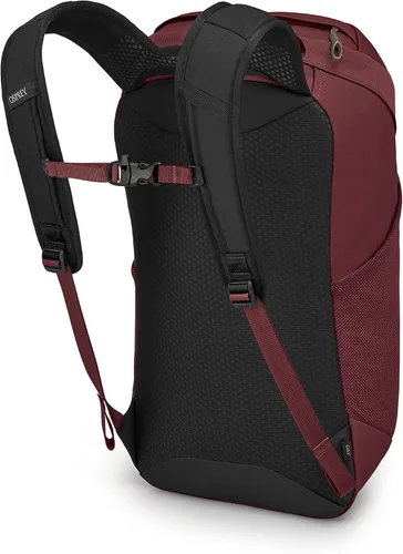 Vista 3 de Osprey Farpoint Fairview - Mochila de viaje unisex, color rojo circón