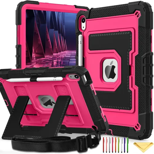 Vista 23 de Funda transparente con soporte para iPad Air 3 (Air 3ª generación) de 10.5 pulgadas 2019 y iPad Pro de 10.5 pulgadas 2017 con soporte