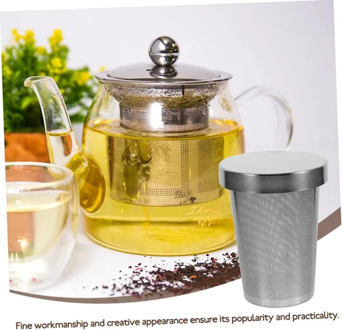 Vista 3 de Angoily 1 Unidades Tetera Colador de Té Colador de Malla Fina Colador Reutilizable Filtro de Té Filtro de Té Infusor de Té Colador de Té Infusor