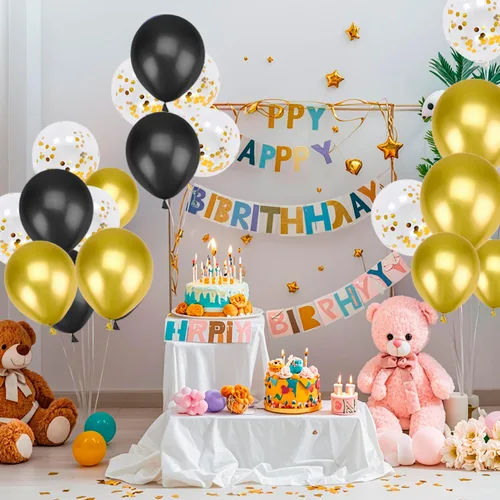 Vista 7 de Kit de soporte para columna de globos con 100 globos, 2 juegos ajustables de 7 pies con bases para piso, soporte de globo de metal ajustable