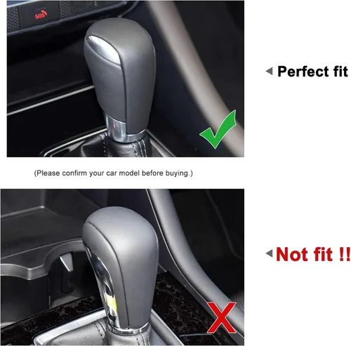 Vista 2 de Compatible con Mazda CX-5 CX-9 CX-3 6 3 Accesorios Cubierta de la perilla de la palanca de cambios del coche, tapa de ajuste de panel de engranajes