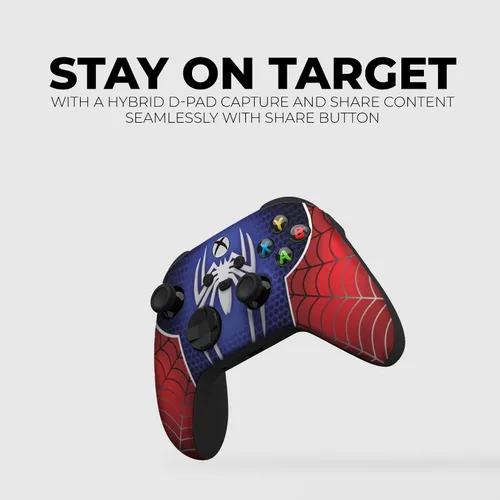 Vista 5 de Original Xbox Wireless Controller Special Edition Customized by DreamController Compatible with Xbox One SX, Xbox Series XS & Windows 10 Made with