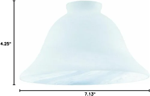 Vista 4 de WESTINGHOUSE LIGHTING CORP 81333 4-1/4Swirlsca Pantalla de vidrio