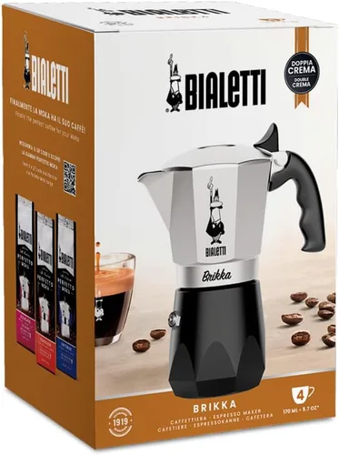 Vista 5 de Bialetti Bricca NUEVA 4 Tazas Tipo Fuego Abierto (Cafetera, Máquina de Espresso)
