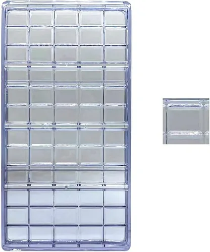 Vista 7 de Molde de chocolate para caramelos, molde para hacer 18 caramelos transparentes en forma de diamante, utilizado para decoración de pasteles caseros